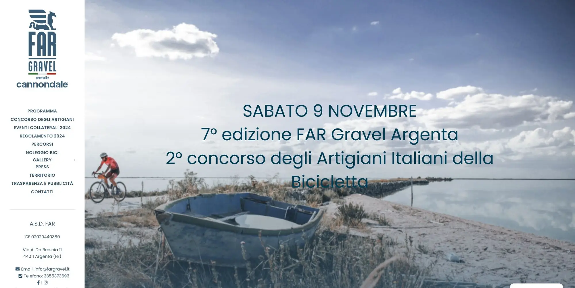 Confermata la  FAR Gravel  sabato 9 novembre e apertura straordinaria della mostra Bicicletta | Arte | Territorio al centro culturale Mercato