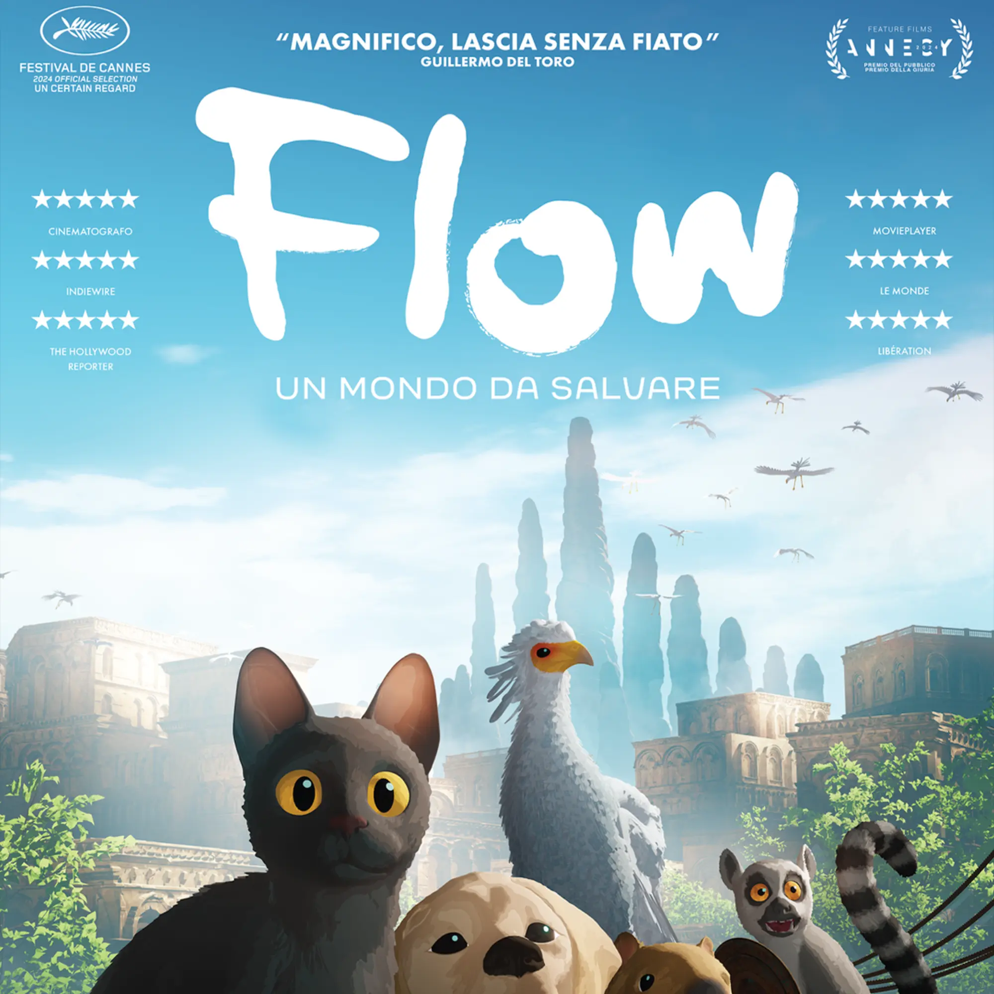 Cinema per bambini al teatro dei Fluttuanti: Flow - Un mondo da salvare 